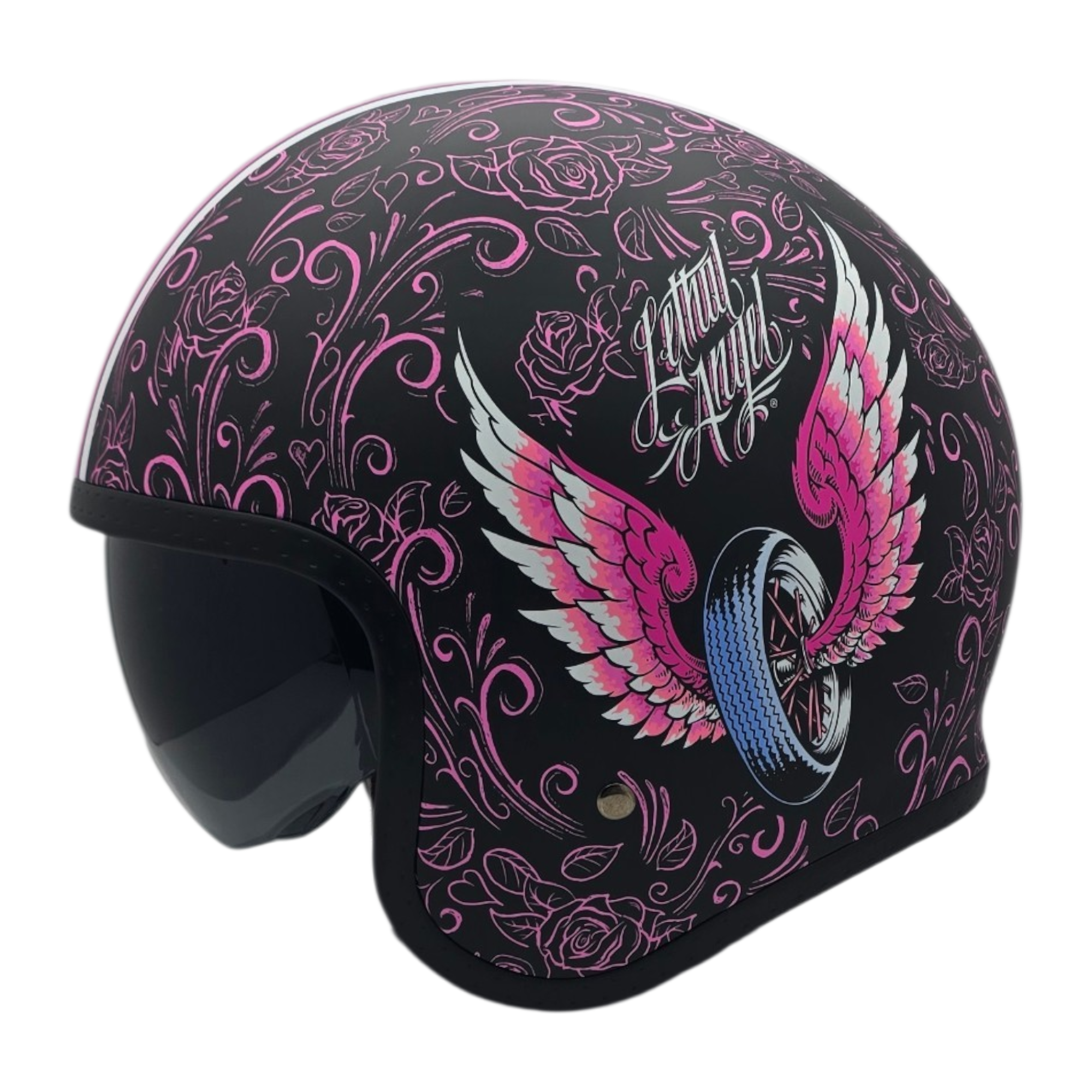 エンジェルベル Helmet V8 Lethal Angel Pink | VEGA Helmet – VEGA HELMET