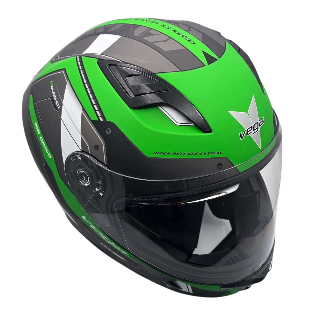 Casco HOLESHOT Air Droid Verde