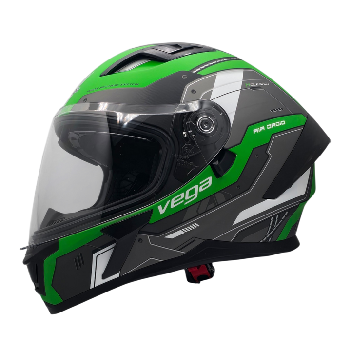 Casco HOLESHOT Air Droid Verde