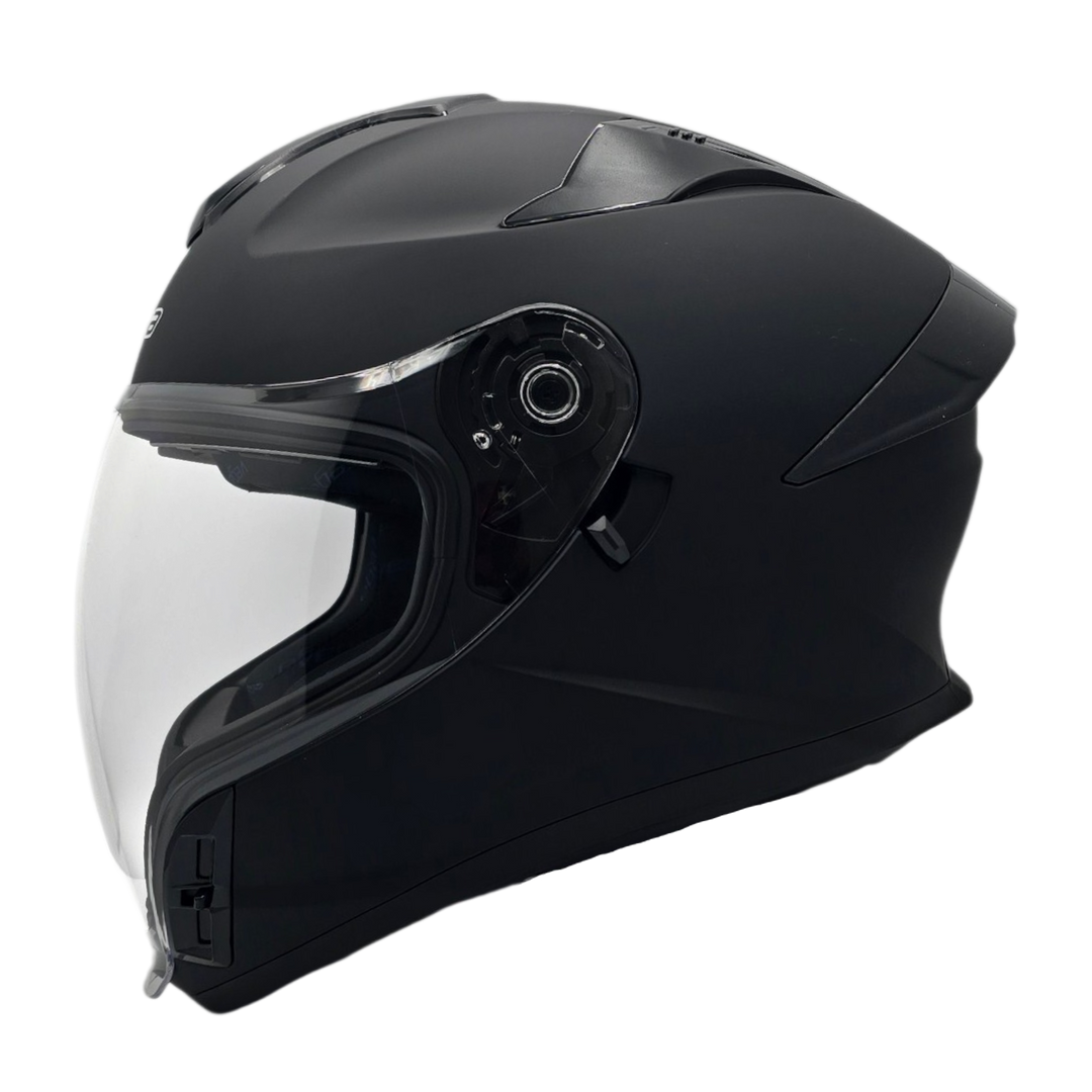 abs motorcycle helmet X7 Full Face Hard Shell, Anti-Fog ensuring a clean environment Stealth ABS Helmet White