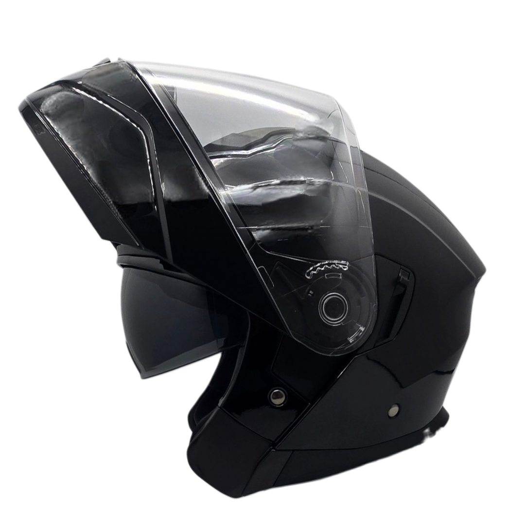 Casco CALDERA II Negro Brillante