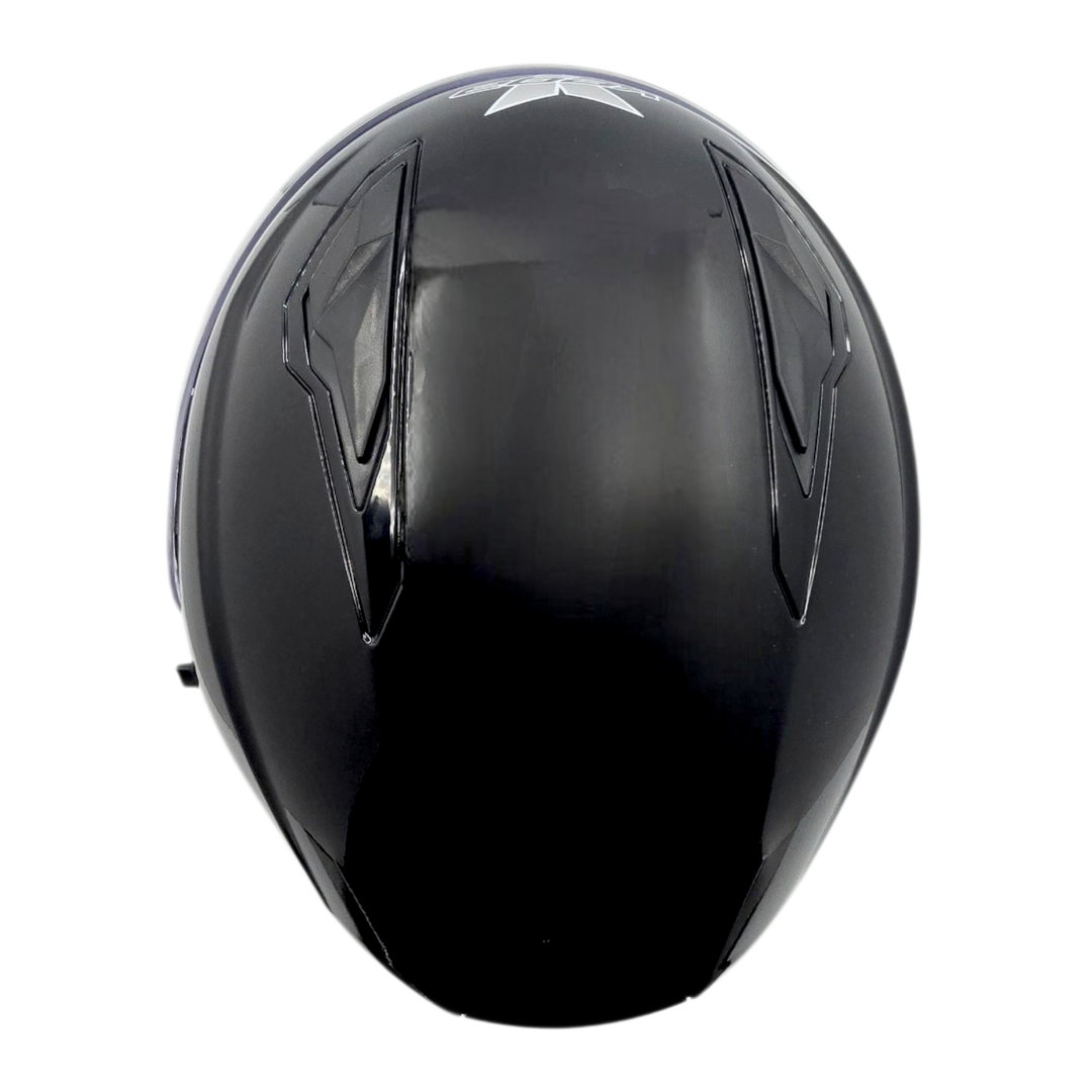 Casco CALDERA II Negro Brillante