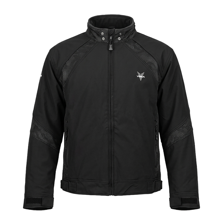 Chaqueta de motonieve negra