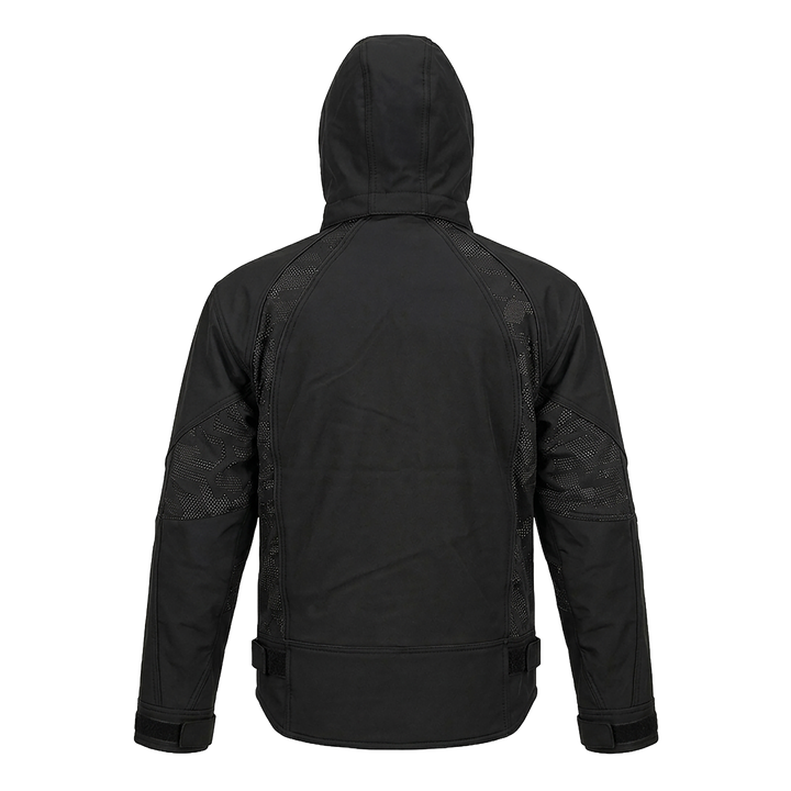 Chaqueta de motonieve negra