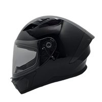 Casco HOLESHOT Negro Brillante