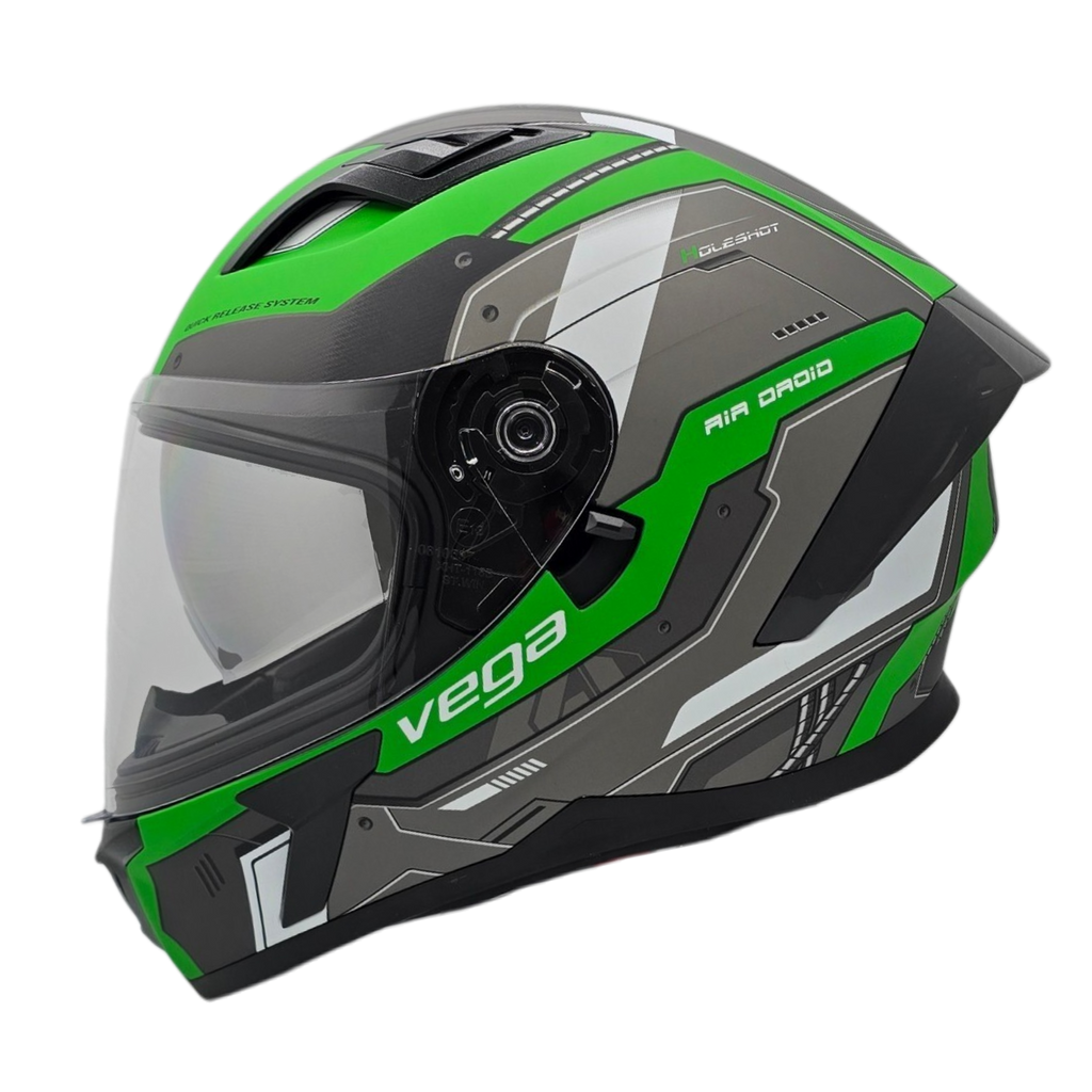 Helmet HOLESHOT Air Droid Green