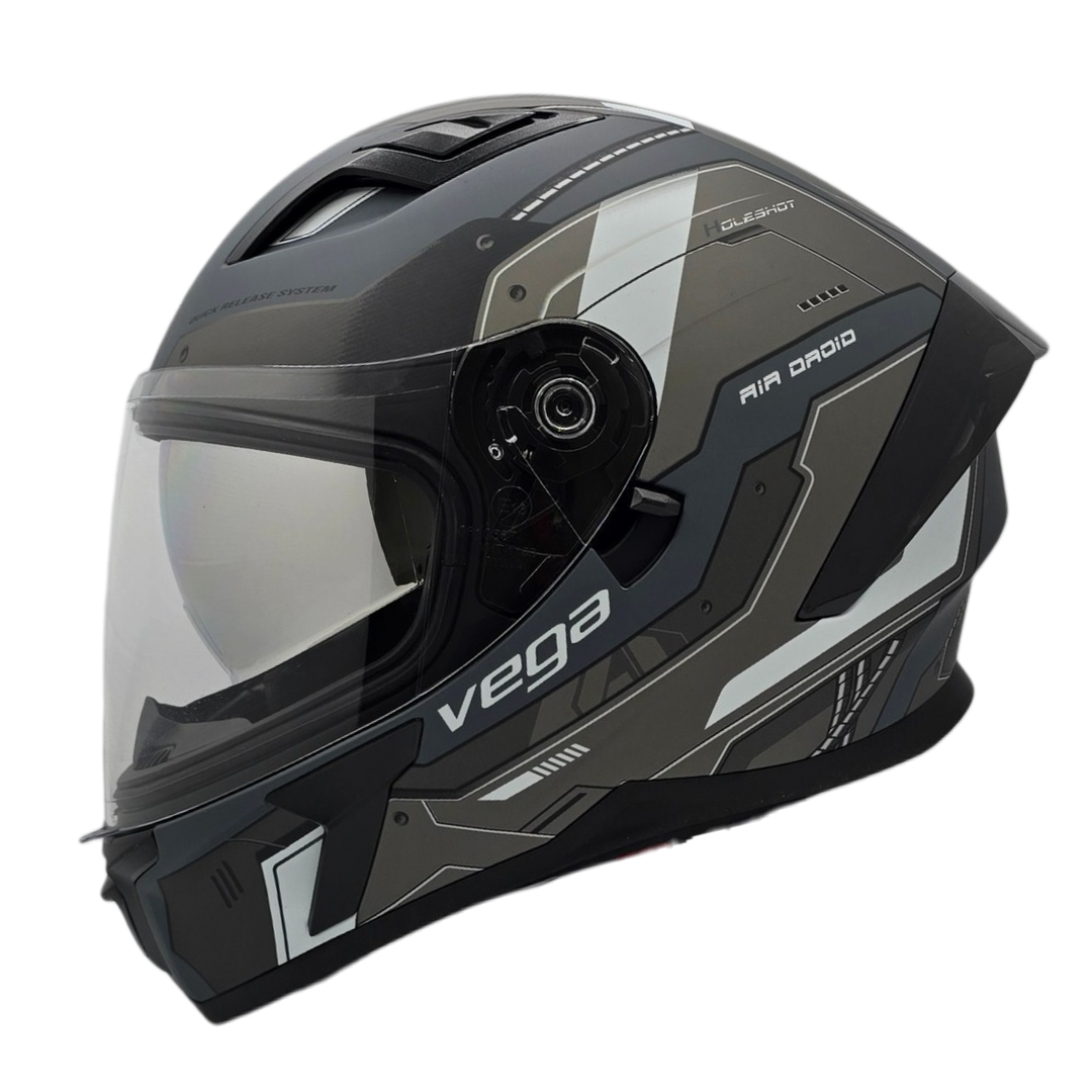 battle of the planets motorcycle helmet Day in Dirt 25 Bell Moto-10 Spherical Limited Edition VISION Optically superior clear face shield with anti Helmet HOLESHOT Air Droid Black