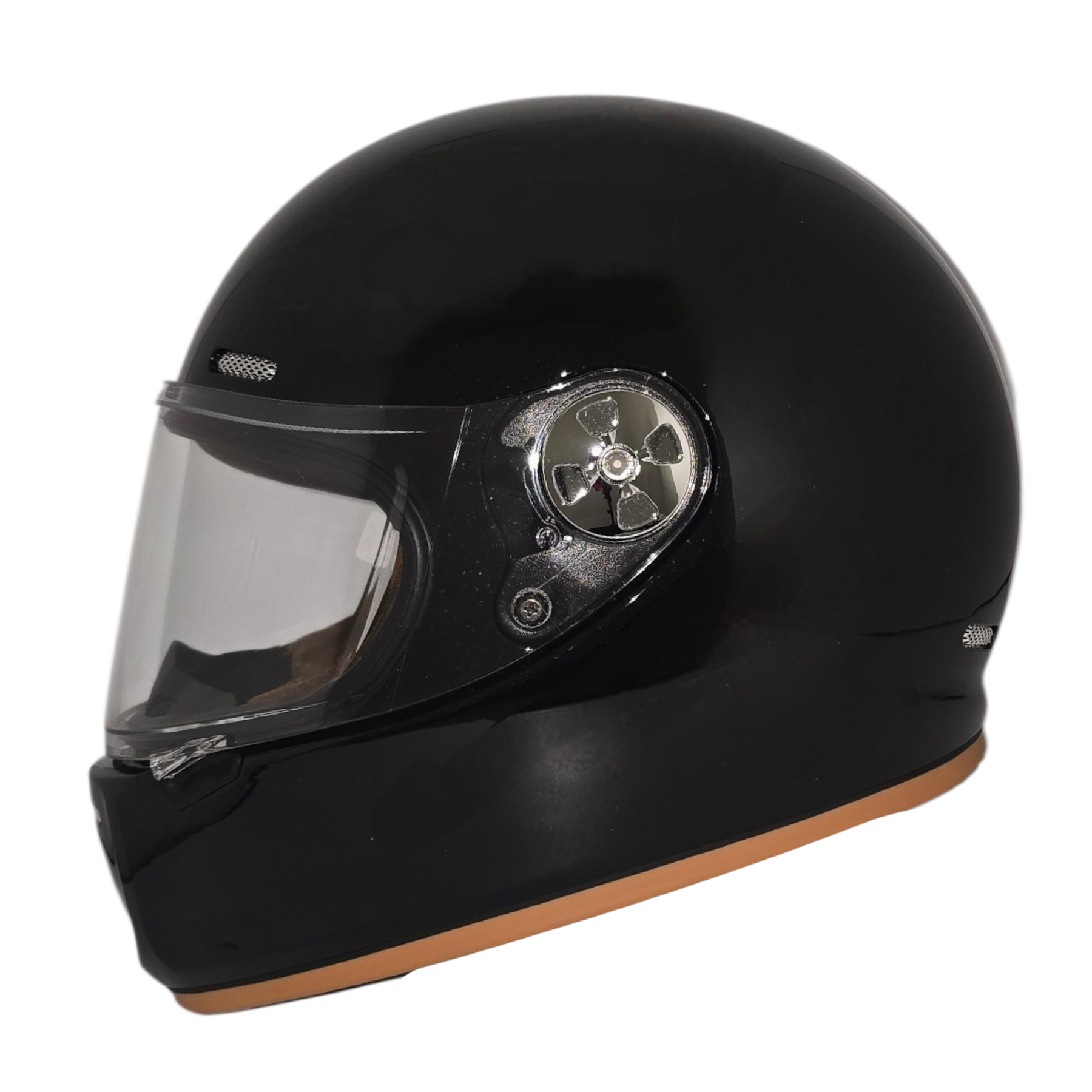 Helmet RETRO Metallic Black