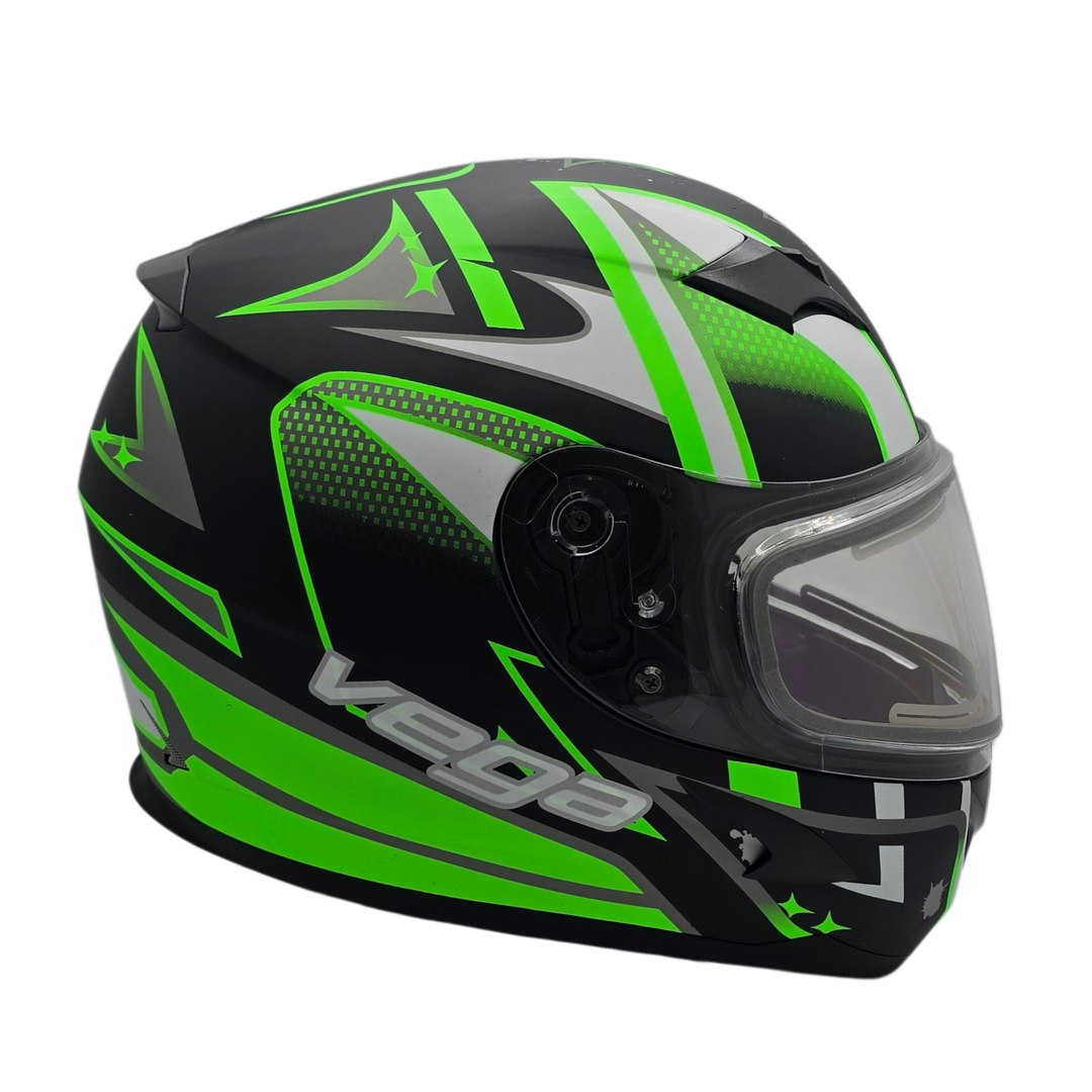 Helmet V-STAR SNOWMOBILE BASIC Evolution Green