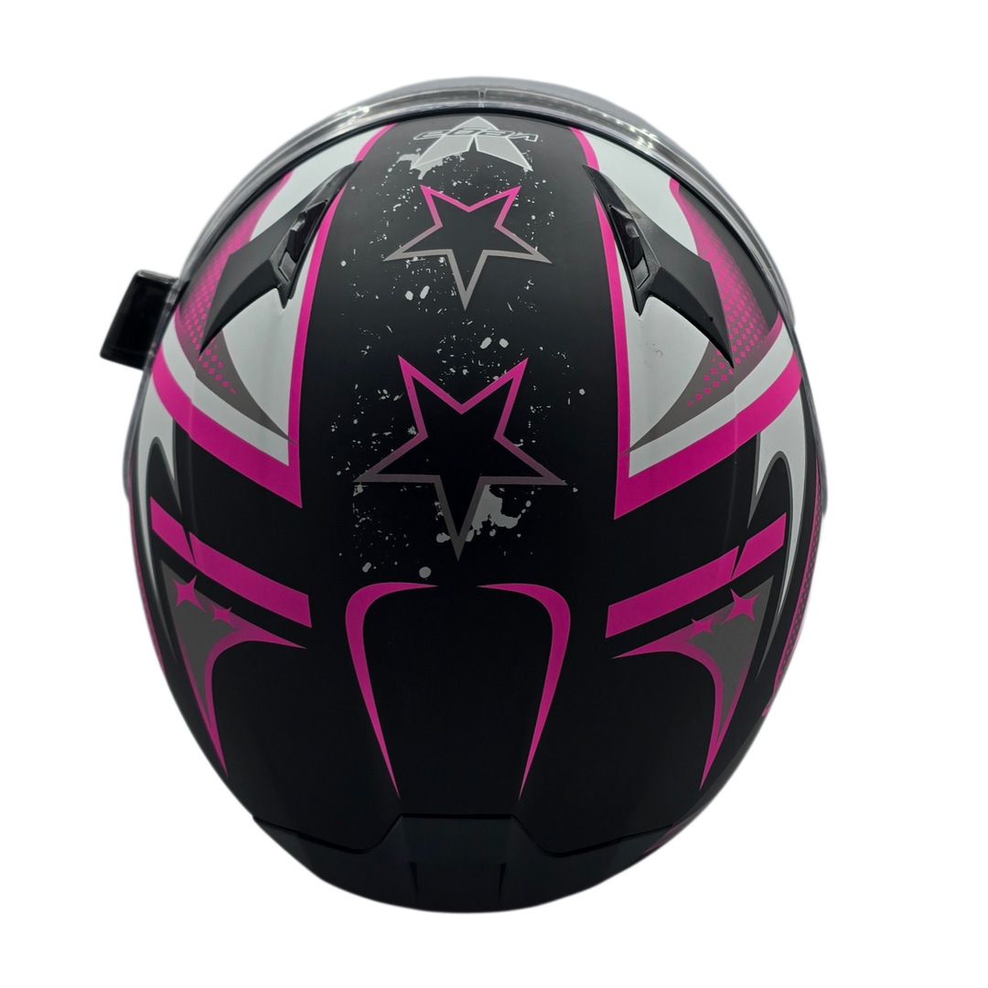 Helmet V-STAR SNOWMOBILE BASIC Evolution Pink