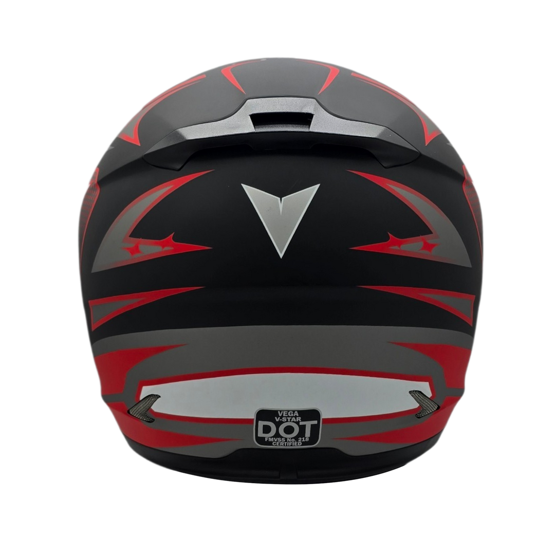 Casco V-STAR KARTING Evolution Rojo