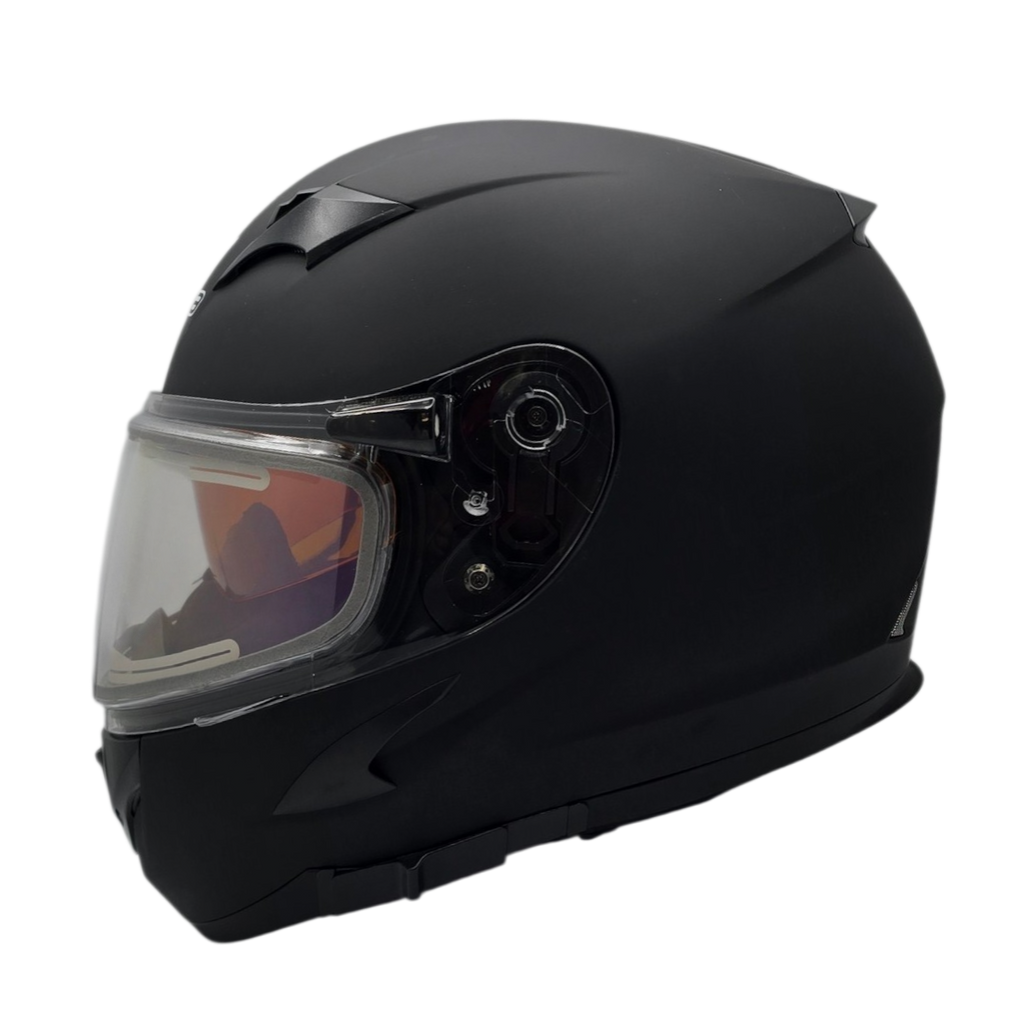 Helmet V-STAR ELECTRIC SNOWMOBILE Matte Black| VEGA Helmet – VEGA HELMET