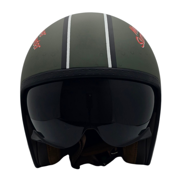 Casco V8 Bombas Fuera