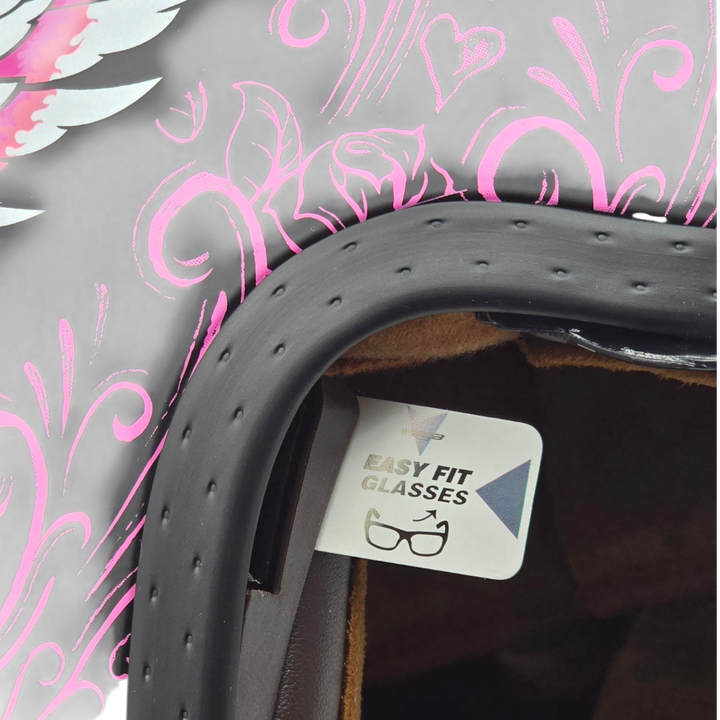Casco V8 Lethal Angel Rosa