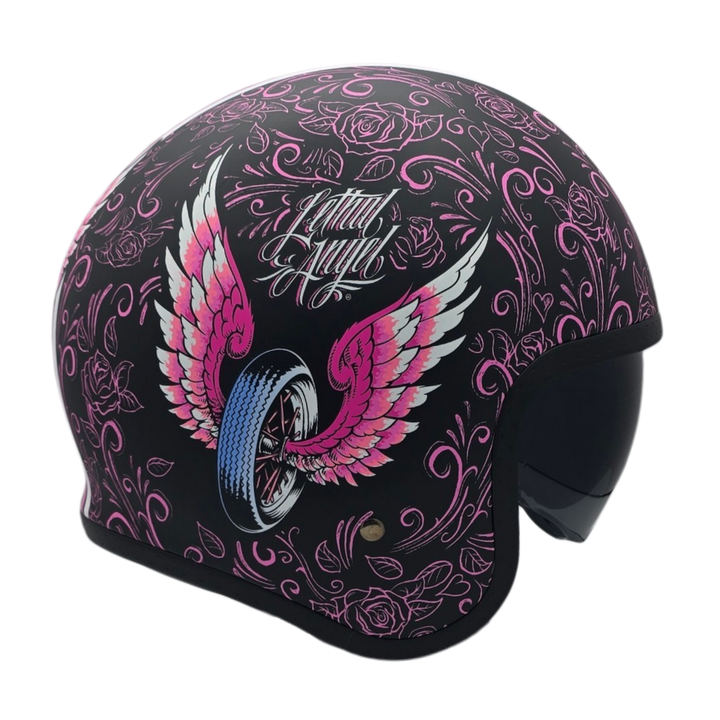 Casco V8 Lethal Angel Rosa