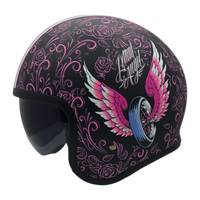 Casco V8 Lethal Angel Rosa