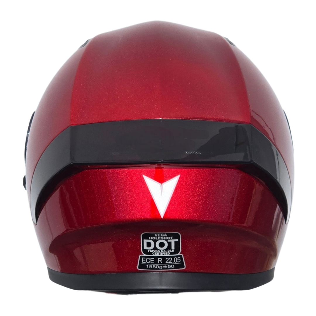 Helmet HOLESHOT Candy Red | VEGA Helmet – VEGA HELMET