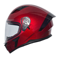 Casco HOLESHOT Rojo Caramelo