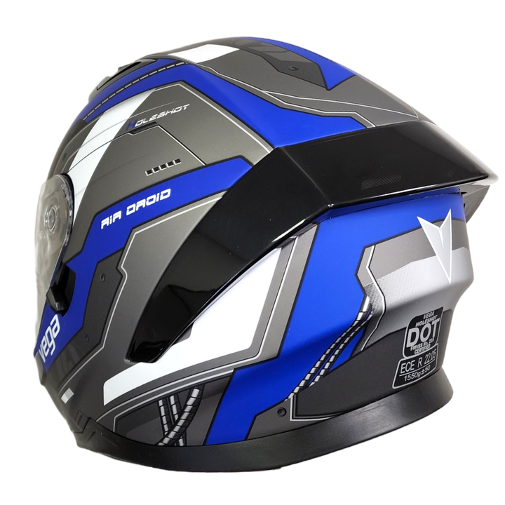 Casco HOLESHOT Air Droid Azul