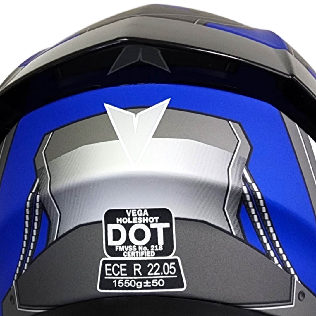 Casco HOLESHOT Air Droid Azul