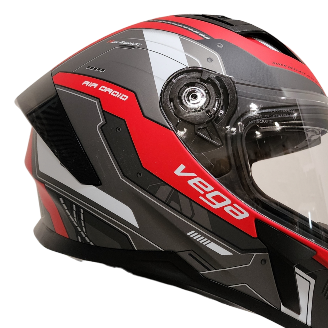Casco HOLESHOT Air Droid Rojo
