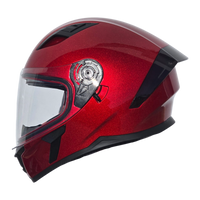 Casco HOLESHOT Rojo Caramelo