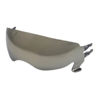 Guerrero de escudo Espejo desplegable interior