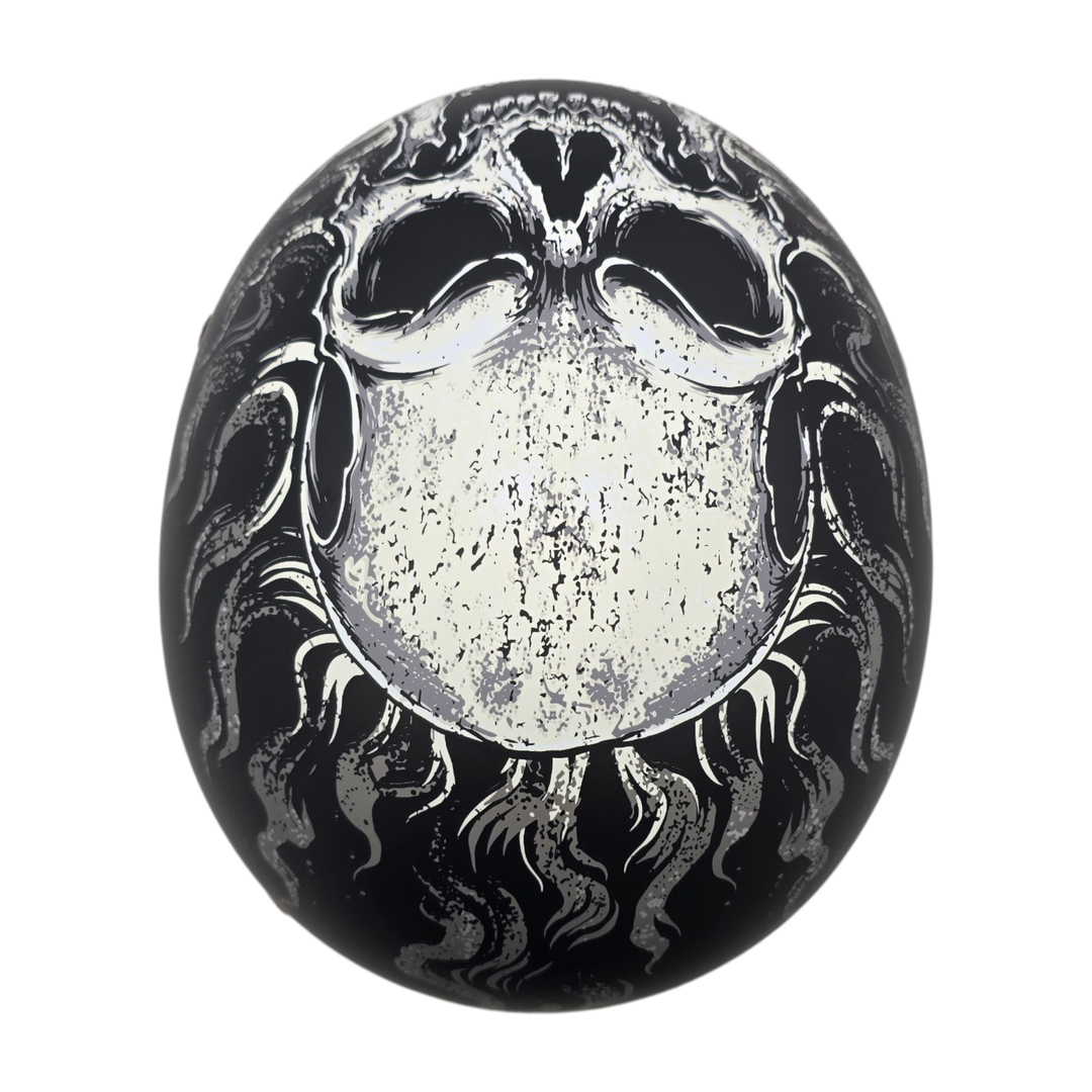 Casco GUERRERO Calavera en Llamas