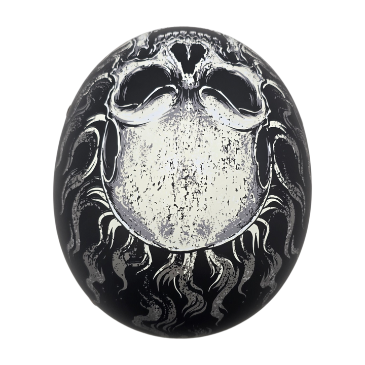 Casco GUERRERO Calavera en Llamas