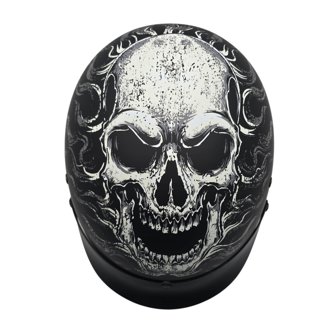 Casco GUERRERO Calavera en Llamas