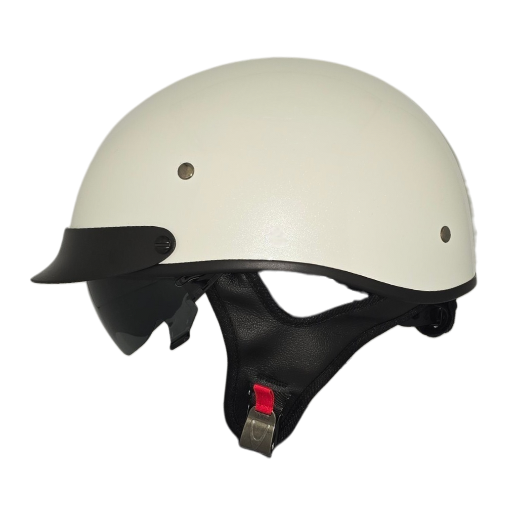 cyber u1 motorcycle helmet white Helmet WARRIOR II Pearl White