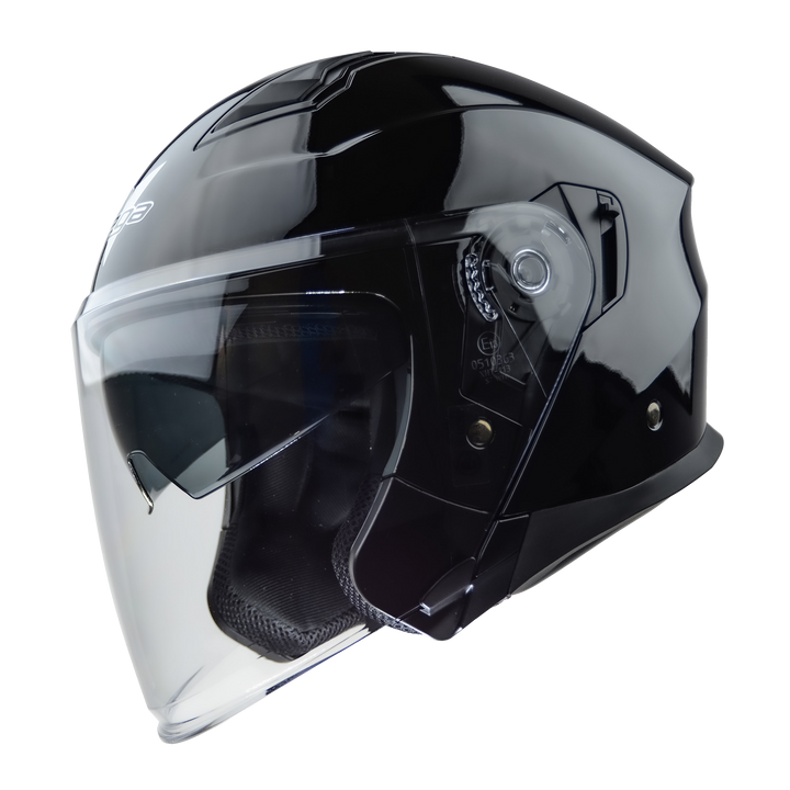 Casco MAGNA Negro Brillante