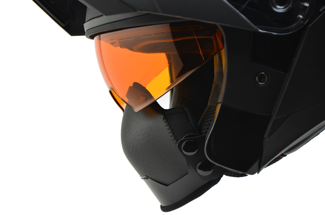 9ft Silver Coated Heavy Duty RCA Jack Cord, Breath Deflector, Thin Balaclava Included VEGA Helmets V-Star Snowmobile Helmet with Electric Heated Shield Evolution 