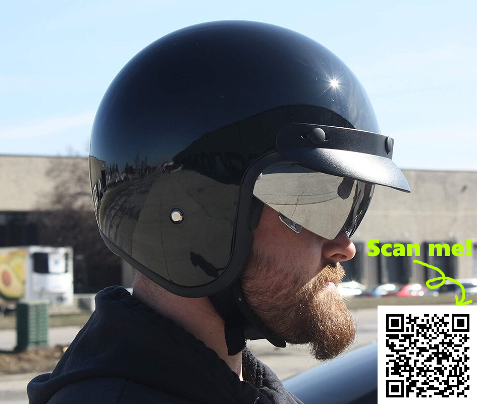 Old Skool Graphic, XL Vega Helmets X390 Retro Open Face Motorcycle Helmet w/Sunshield Unisex-Adult powersports 